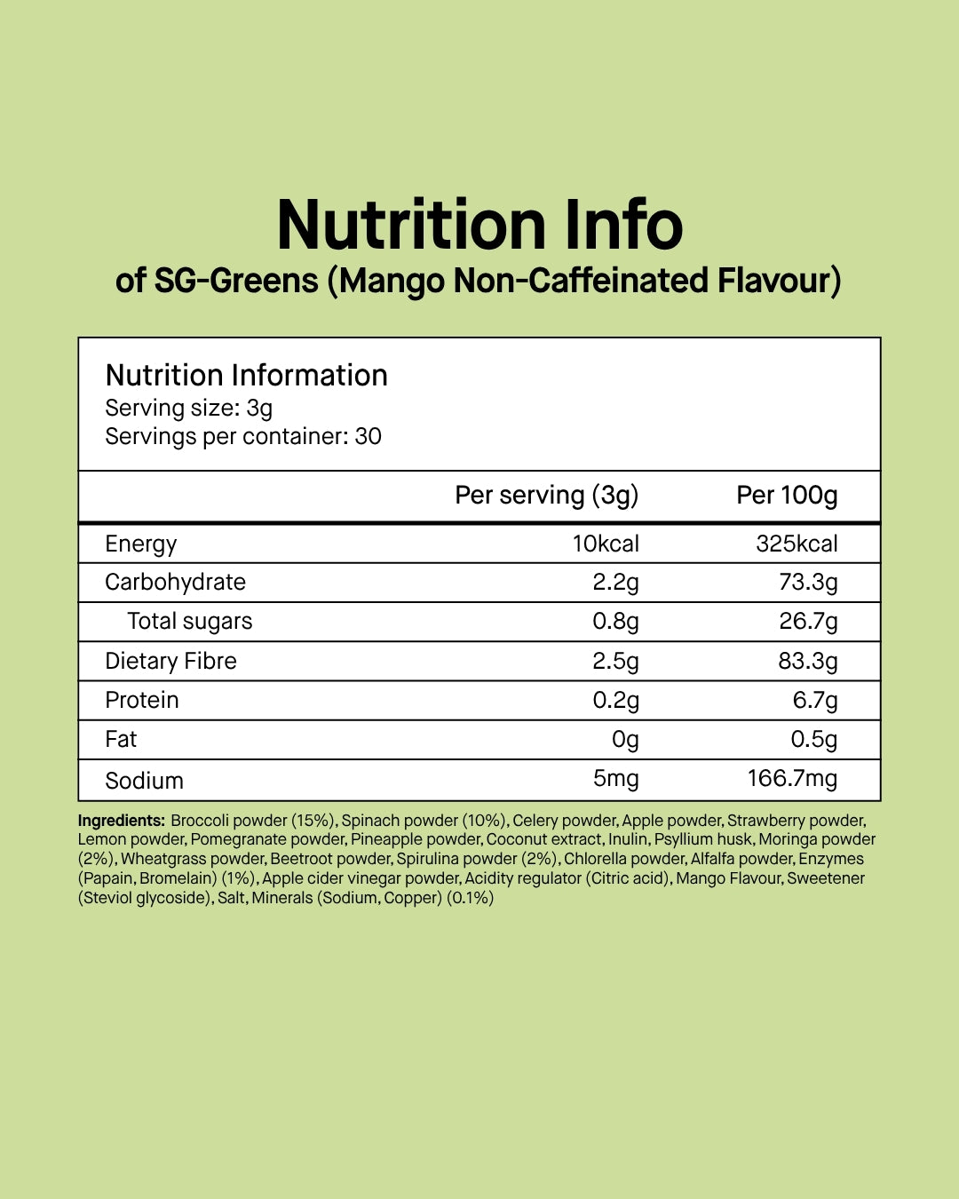 Super Greens | SG-Greens