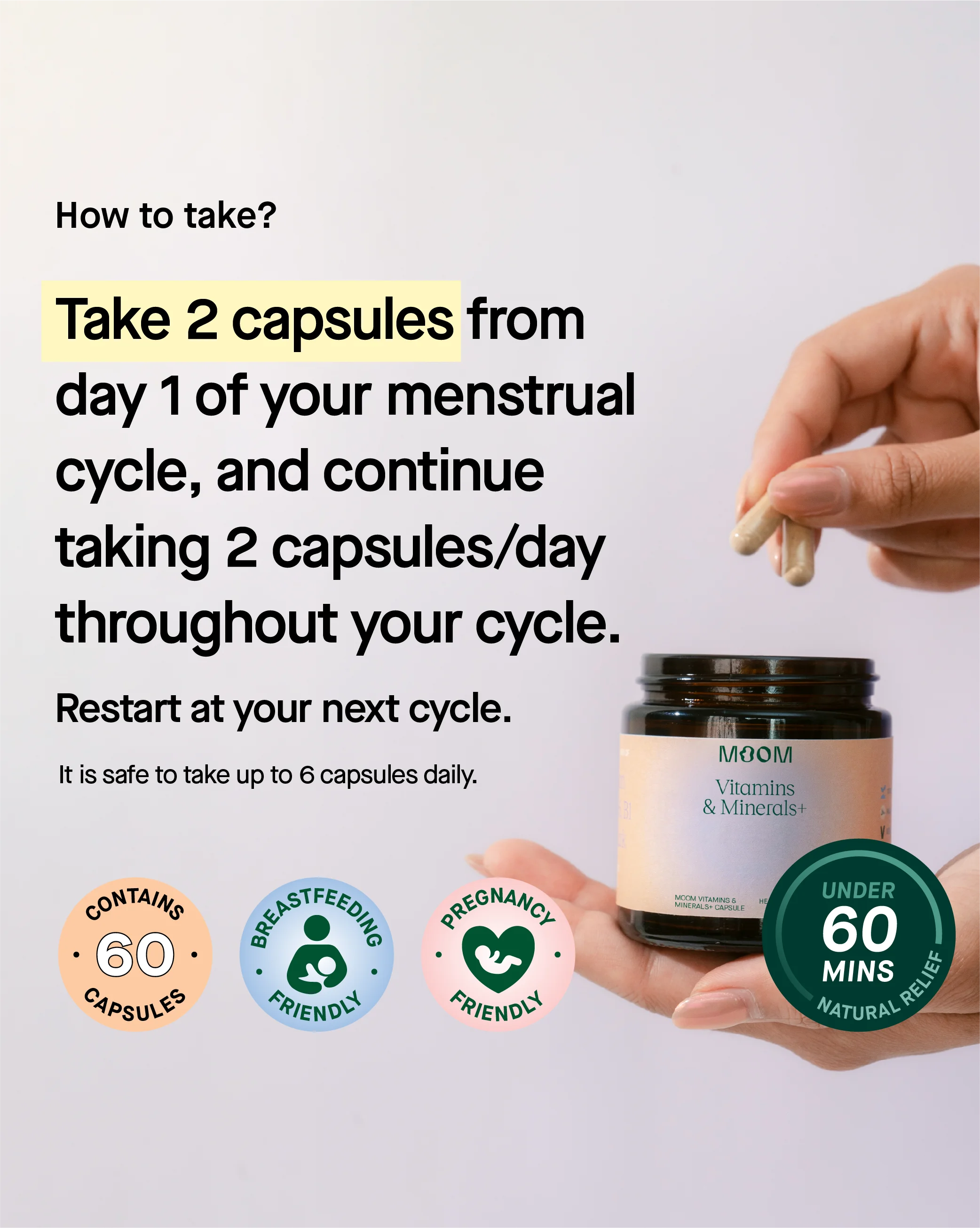 cramp/less - Vitamins and Minerals