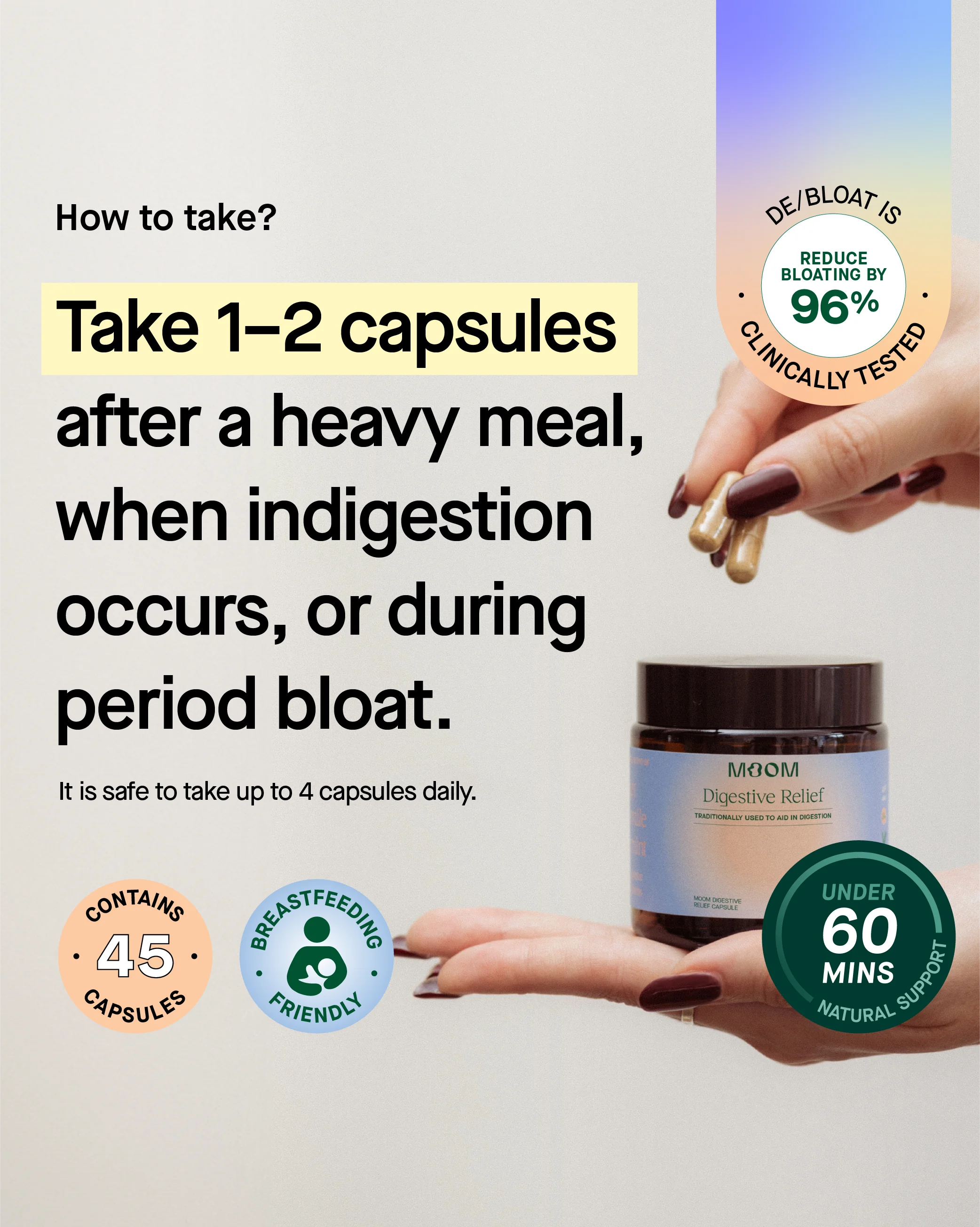 de/bloat - Digestive Relief Capsules