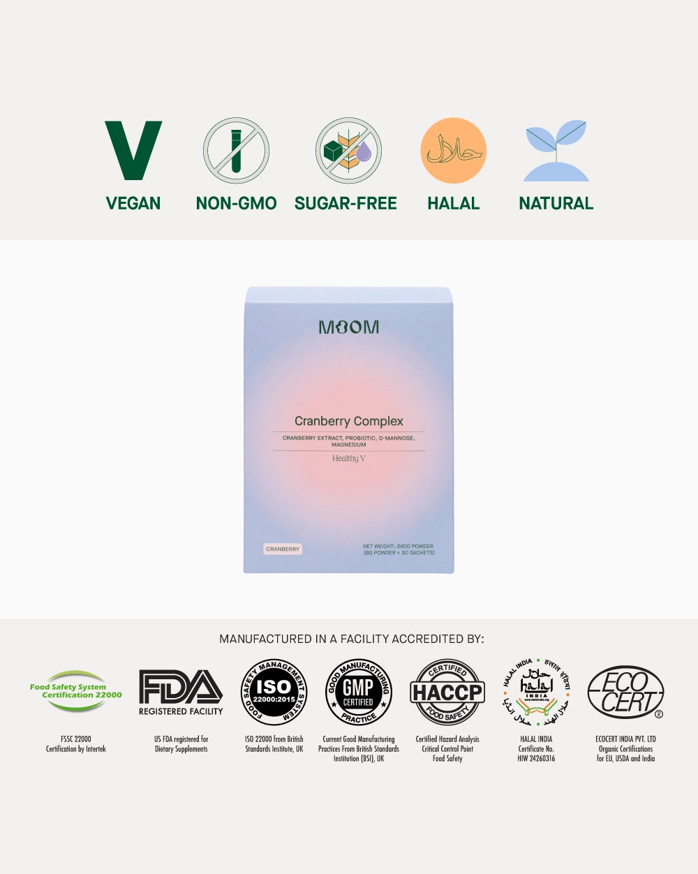Healthy V - Botanical Beverage Mix with Cranberry