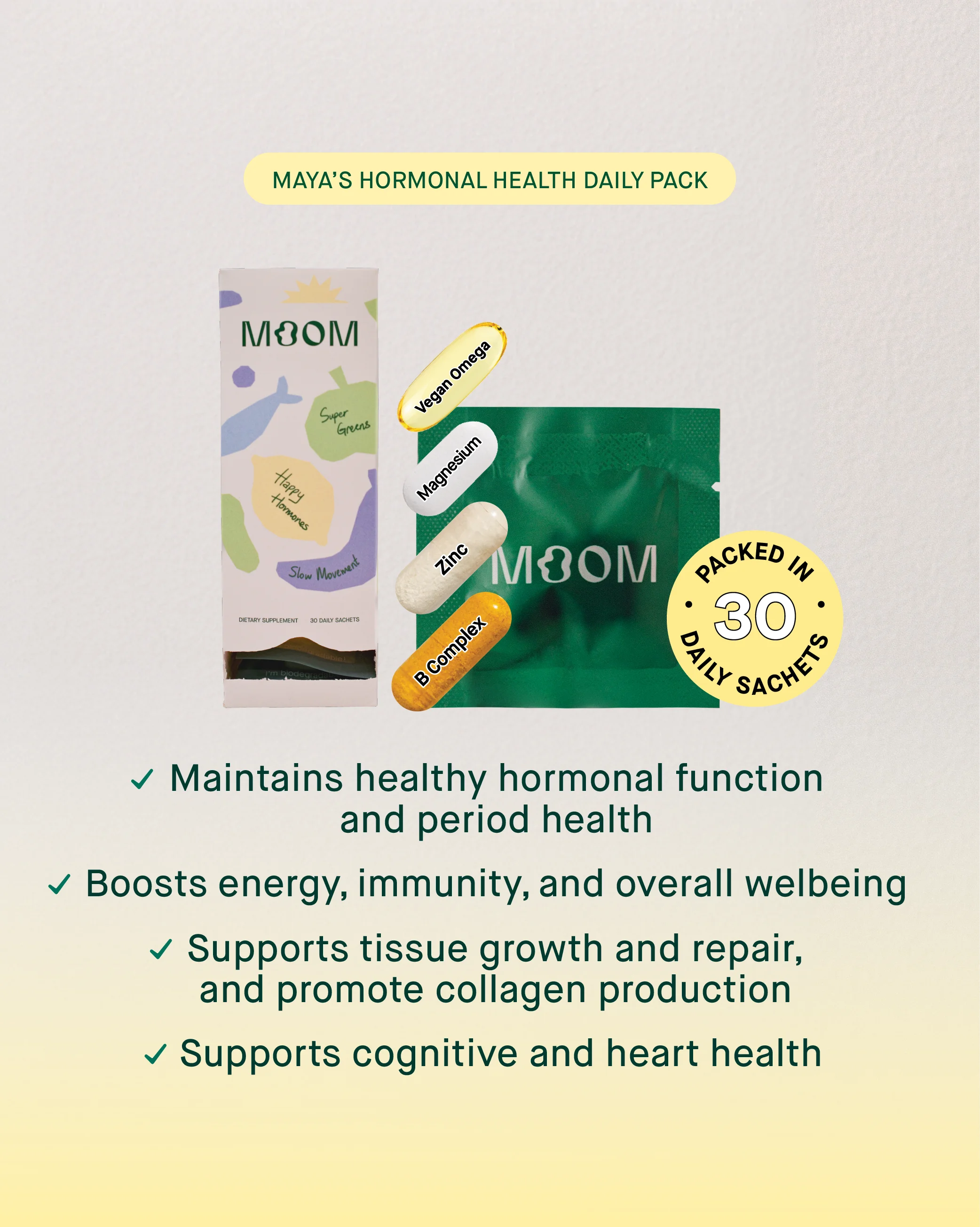 Maya's Hormonal Health Daily Pack