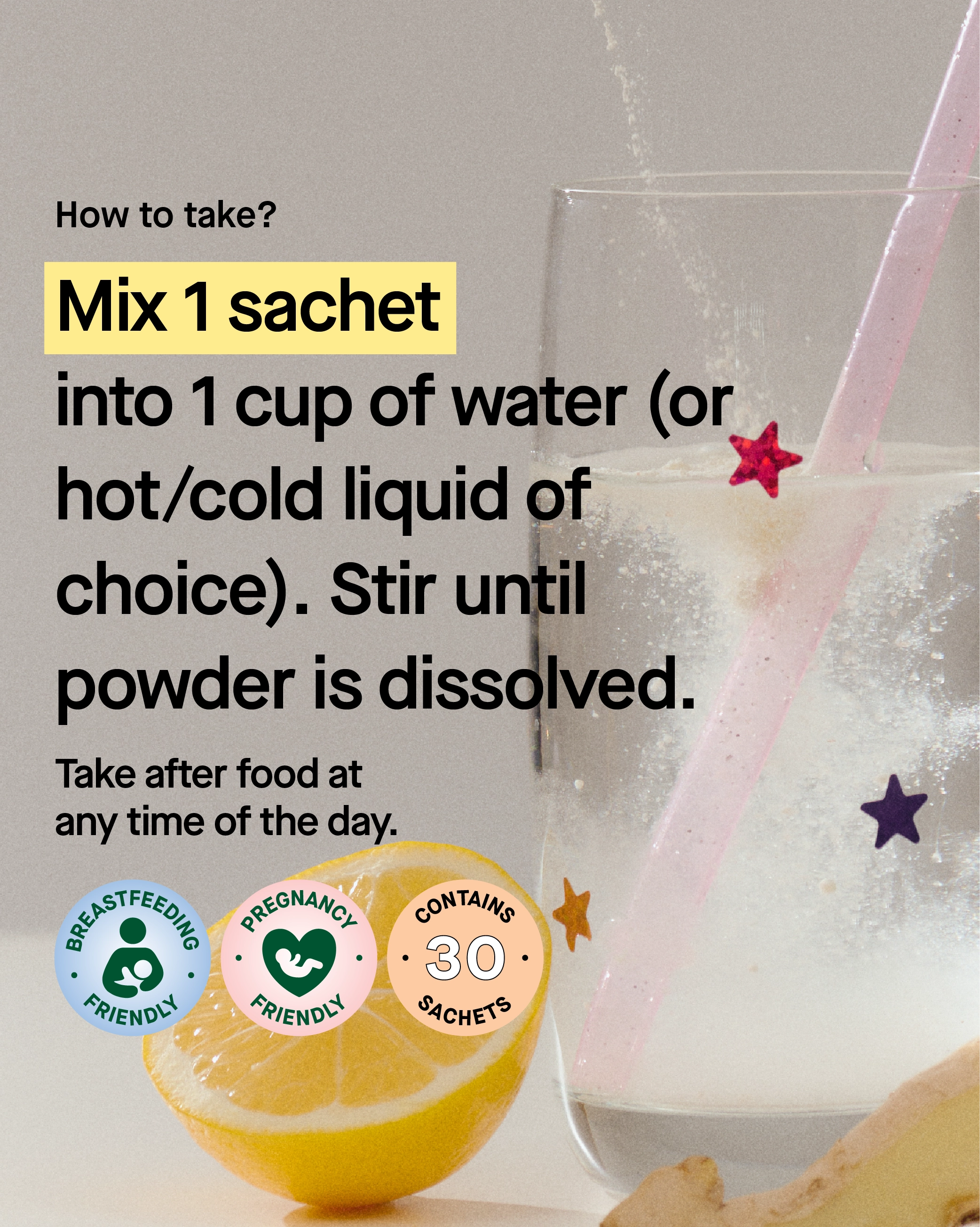 Mama Water | MamaWtr Botanical Beverage Mix Coconut with Ginger & Lemon
