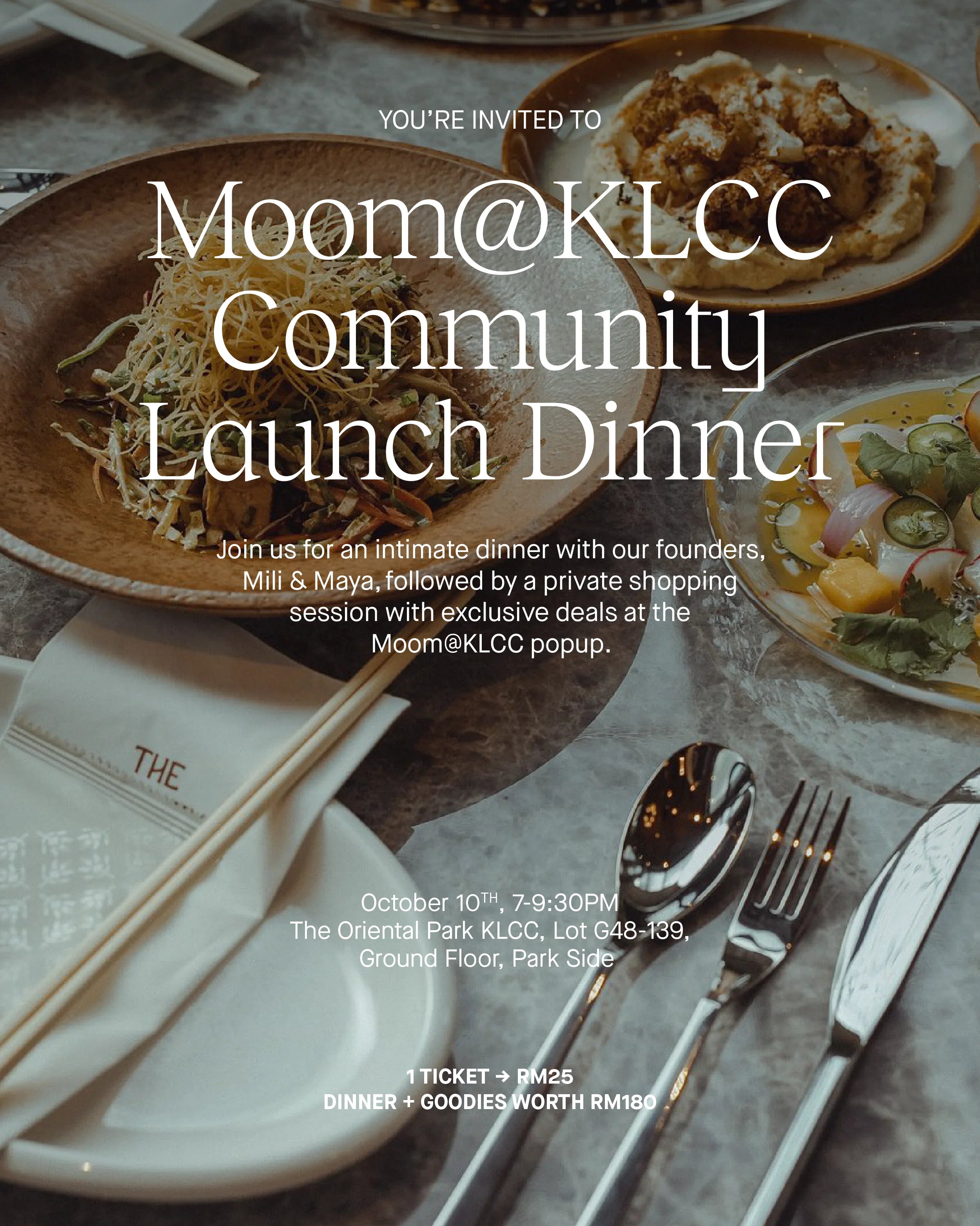 Moom@KLCC: Community Launch Dinner