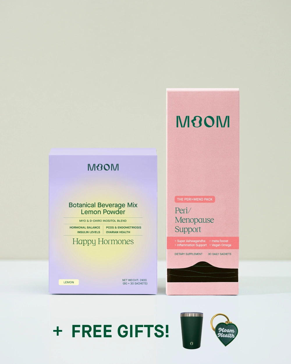 Hormonal Harmony Set with Coffee Tumbler & Heart Keychain