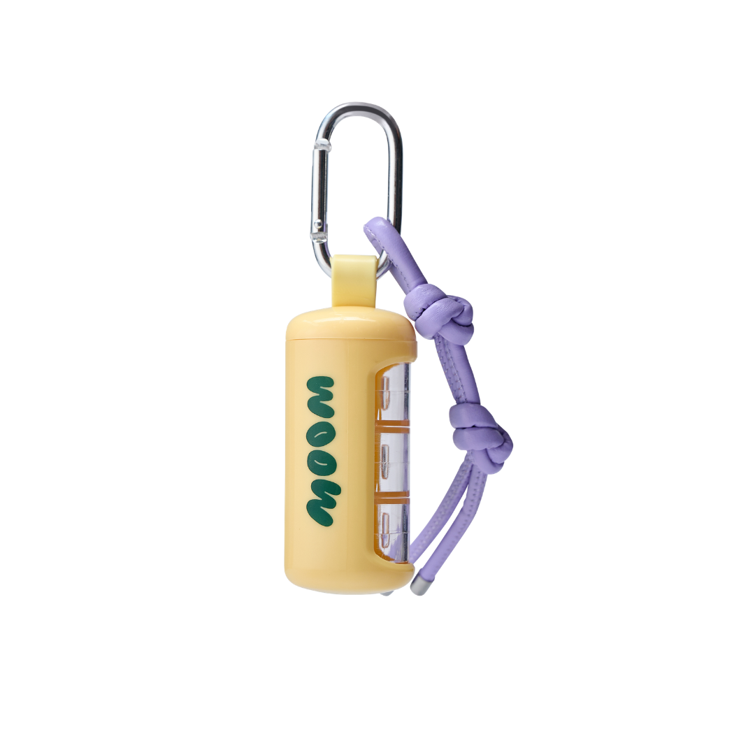 [GWP] Moom Pillcase Keychain (Yellow)