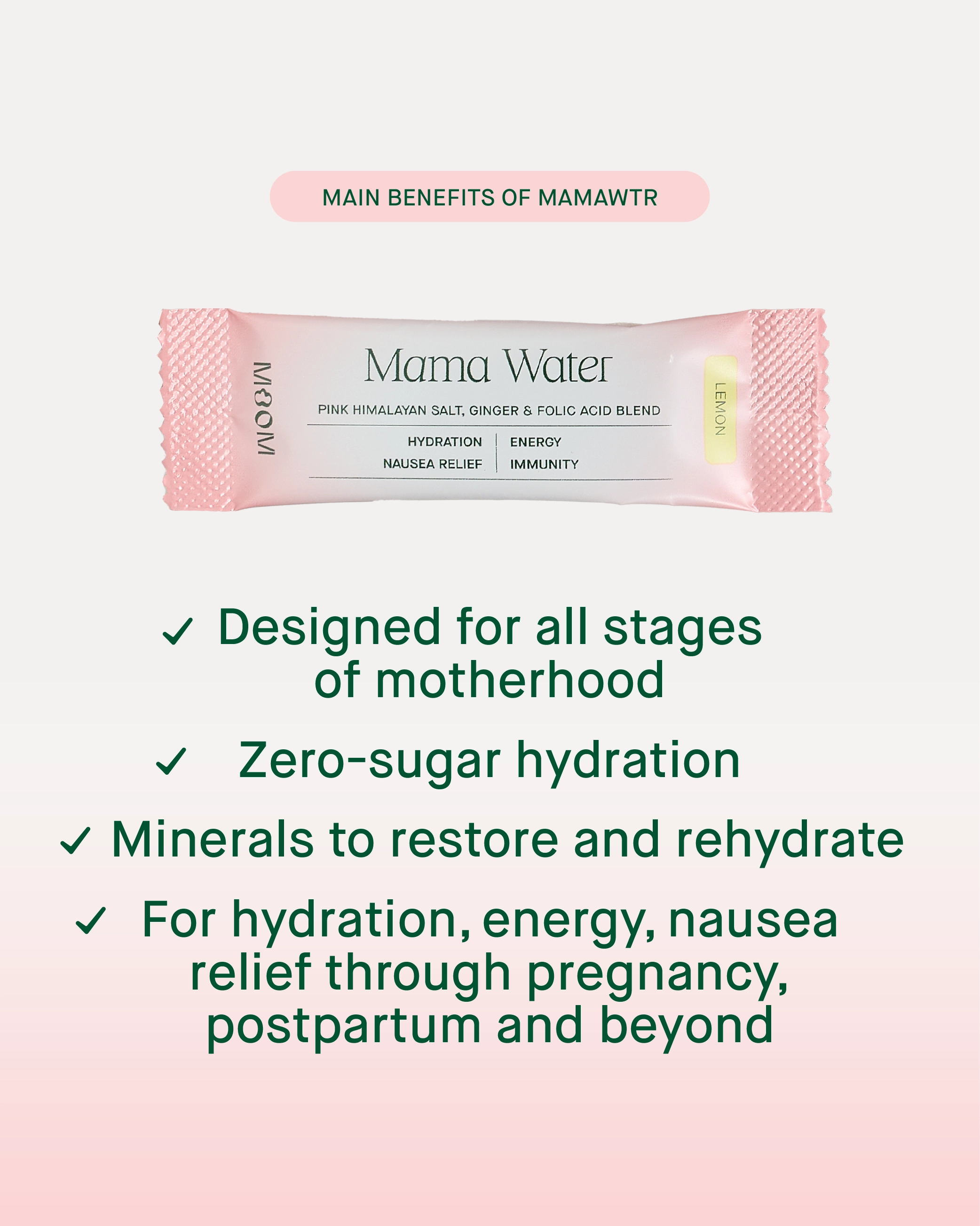 Mama Water | MamaWtr Botanical Beverage Mix Coconut with Ginger & Lemon