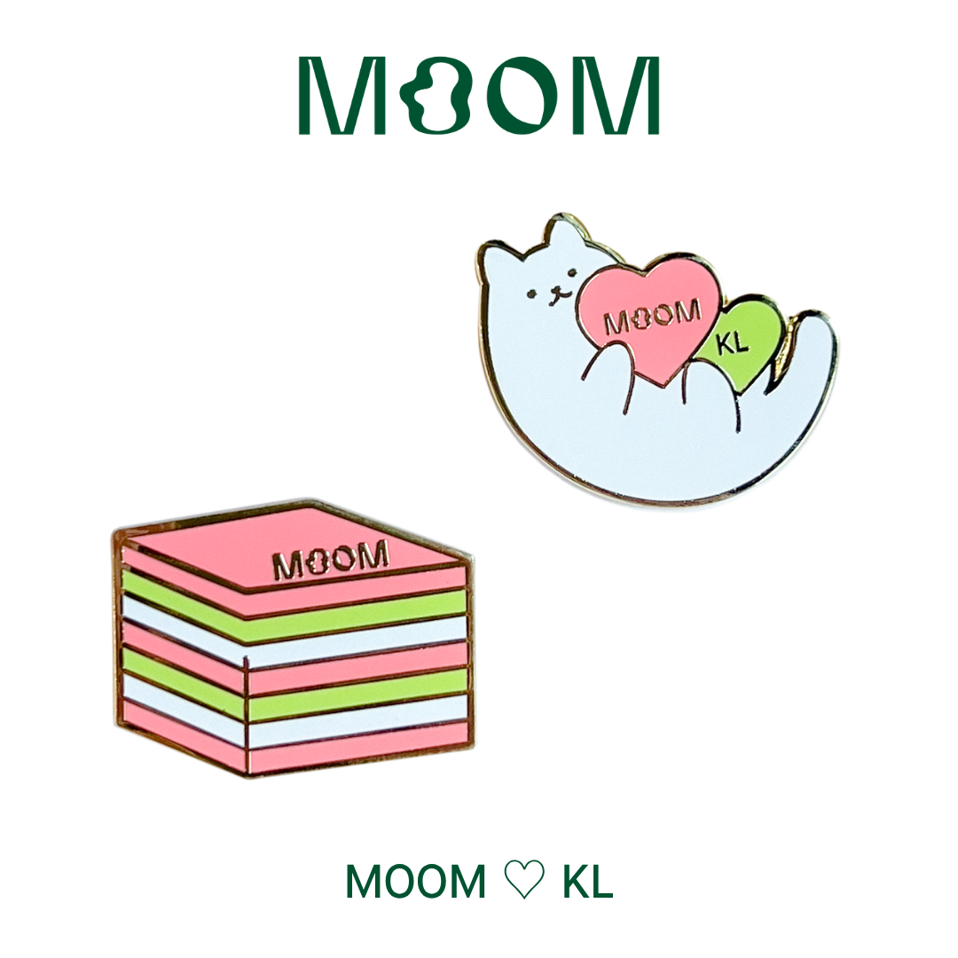 🎁 [POS GWP] Moom Enamel Pins (Kuih Kat) (100% off)