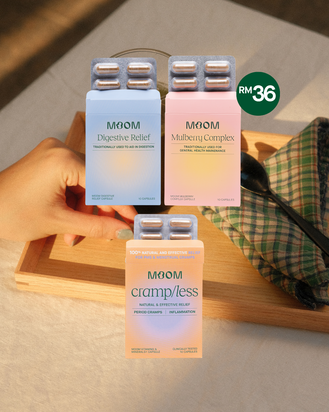 Moom Functionals Blister Pack