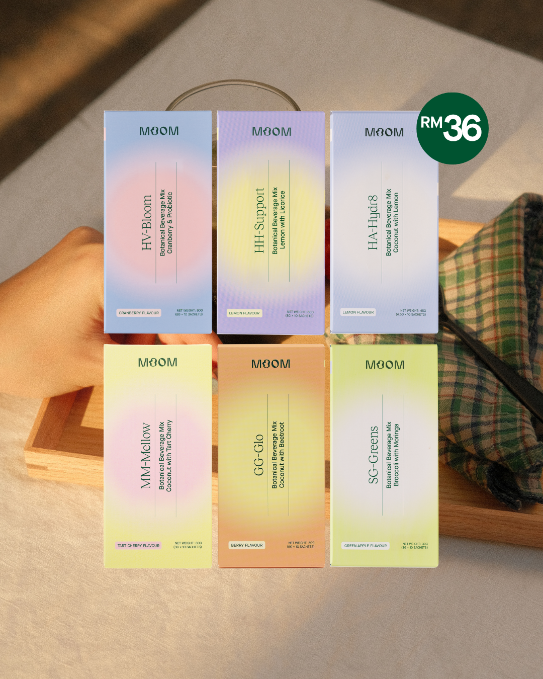 Moom Powders Sampler Pack