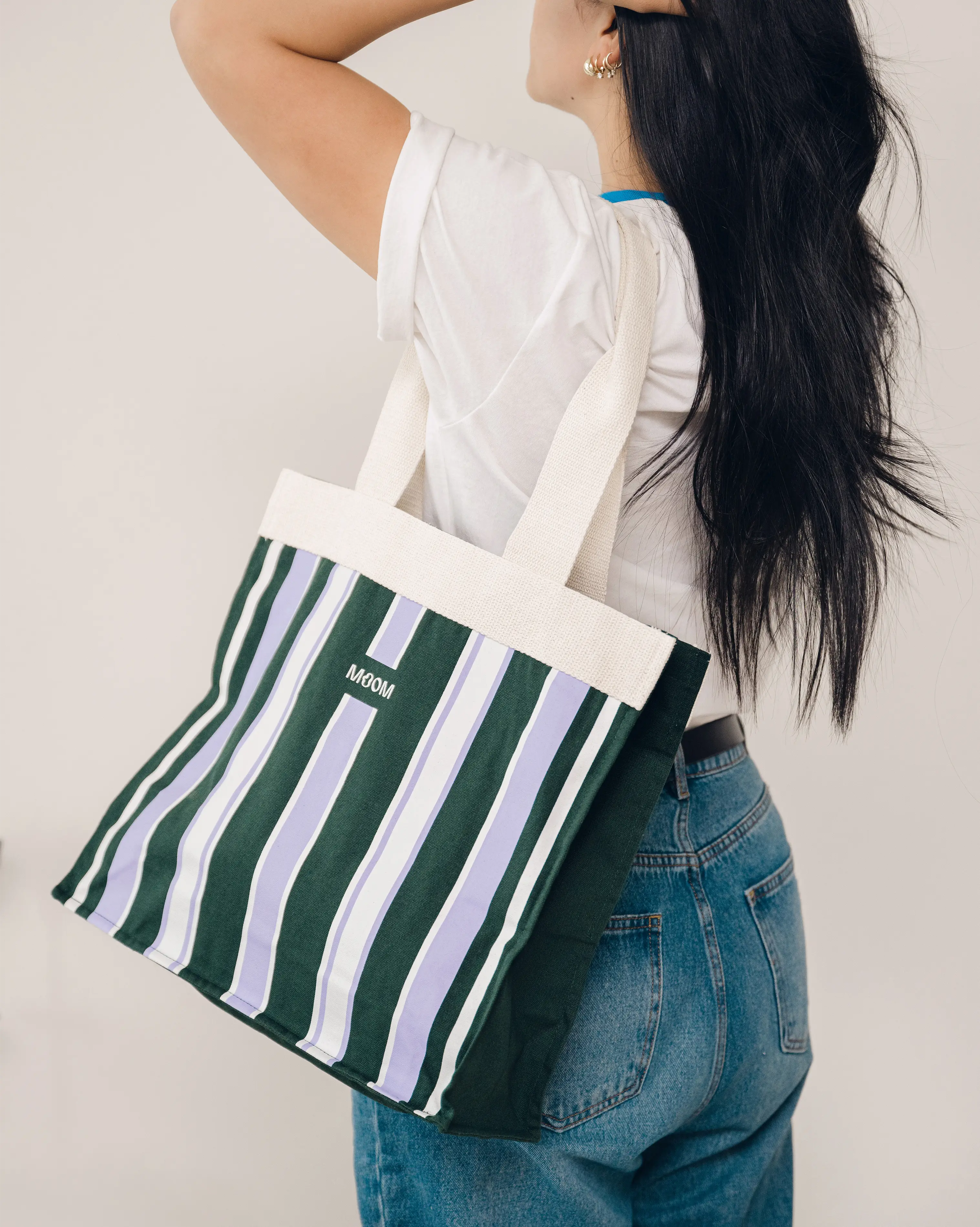 Moom Striped Tote